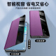 适用华为p50手机壳磁吸p50Pro智能视窗翻盖式防摔手机保护壳套 优雅黑 华为 P50/E