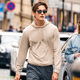 
Mr. Bu Bu’s thin base sweatshirt for men casual hooded men’s inner top 2025 new product KT15763 Zipper pocket-Bronze 2XL (185)