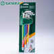 Shida Sata Tools Hexagonal Wrench Set 9-piece Rainbow Hexagonal Hexagonal Wrench Set 09101CH 09101CH Rainbow 9-piece Special Long Ball Head Set