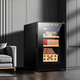 Cigarking cigar cabinet 26C temperature controlled moisturizing air-cooled embedded dual-core refrigeration cedar wood alcoholized small cigar and wine cabinet full cigar model 26L