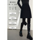 Late White New Product Sheep Wool Short Skirt 2025 Winter High-Quality Slimming Woolen Skirt for Small People Dark Blue L