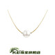 Changcai Pearl Necklace for Women 2023 New Light Luxury Niche Pendant Single Pearl One French Complex Small Pearl Diameter 1.3cm