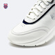 盖世威（K·SWISS）男女运动鞋春季新款透气舒适缓震休闲鞋9274-US 113温布尔登白/海军蓝/盖世红 40