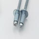XMSJ Full Fer Opening Type Puriling Rivet Round Head Carbon Steel Galvanisé Tirling Rivet Iron Tiler Nail Acier Puriling Nail Straight Fer Round Head 6 * 12250