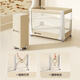coolbaby berceau de nouveau-né multifonctionnel épissage de lit bébé pliable table de couches portable et lit uu mobile [max] pro modèle + table de couches + matelas