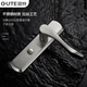 Puerta de baño Gute Barrazo de la puerta del dormitorio de interior Puerta de baño sin llave Baño de baño Baño Puerta Color cepillado Estilo universal