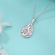 Yuan Shengfu's new PT950 boutique fashion peacock platinum pendant genuine atmospheric platinum necklace pendant for women 4.96 grams