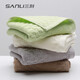 SANLI (SANLI) Serviette Pure Coton Place Lavage ménage Grande serviette douce et absorbante pour les hommes et les femmes 8678 Point flottant simple Satin large 4 Pack 9793 9793 Face Yagge Toule 4 PACK 0G33X70CM