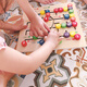 LNGA Landgre Kindergarten Montessori Aides d'enseignement en bois Alphanumeric Matching Maze Game Board Children's Toys's 345 ans