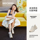 斯凯奇（Skechers）奶茶熊女鞋夏季厚底老爹鞋软底透气百搭熊猫鞋休闲运动鞋149238