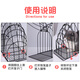 Washing cat cage, cat blowing cage, washing cat artifact, anti-scratch, blow-dry, cat bathing cage bag, fixed cat supplies, anti-scratch, washing cat cage, black S-suitable for 4 Jin Jin equal to 0.5 kg or less