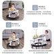 Starting point No. 1 (yi hao qi dian) baby walker multi-function anti-turn and anti-O-leg children multi-function baby walker can push the walker standard model - classic black [music box toys]
