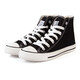 Huili Classic High-Top Canvas Zapatos de moda versátiles de moda y zapatos para mujeres zapatos casuales zapatos wxy-473t negro 40