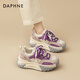 Daphne thick-soled dad shoes for women 2025 new autumn platform shoes season mesh increased versatile casual sports shoes for women