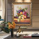 Peintures à l'huile de fruits de style européen, peintures de décoration de salon, peintures murales doubles couloirs à chambre à coucher à chambre à coucher, peintures de suspension à un seul hôtel, cadre 60x80 cm