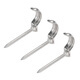 Jinggong (JINGGONG) 4/6 points/1 inch stainless steel water pipe hook hook pipe nail fixing nail PPR/PVC hot melt pipe fixing nail pipe nail stainless steel 4 points/6 points (55 long) (10 pieces) It is recommended to drill holes first