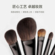Bai Fengtang Makeup Brush Brush Portable Travel Set Eyeliner Brush Brushadow Brush Brush Brush Lip Brush Brush Brush Brush Brush Brush Pack Birthday Gifts Cadeaux pour copine Portable Brush 7 Patch PT702