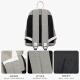 
Forever cultivate simple backpack for men and women backpack solid color junior high school high school college student schoolbag out travel bag computer bag 9227 gray