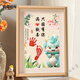 High-end full moon commemorative hand and foot prints for baby dragon with a bright future for 100 days and 100 days hand and foot prints photo frame for newborns. Please note name + date when ordering. Full moon commemorative a