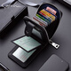 
SATCHI card bag wallet men's genuine leather driving driver's license leather case business card holder ID bag card bag multiple card bag black - gift box hardcover / writing greeting card / official genuine 4 card