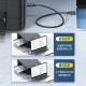 Zhefan подходит для Epson Epson Epson Data Data Cable Cabl Pin Pin Pin Pin Pin Pin Pin Suice Ink Warehouse Цвет черно-белого лазерного сканирования и копирования, расширенного и расширенного USB-соединения Computer Cable Черный 3-метровый кабель данных с экранированным магнитным кольцом Epson L6198 L6279 L6558 L383