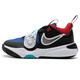 Nike (Nike) Zapatos para niños 2025 Summer Nuevo equipo ajetreo Competición de zapatos deportivos COMISIÓN PRÁCTICO ENTRENAMIENTO RESISTENTE RESISTENTE COMBUSTIBLE DE BALONCALLO FJ1391-001 19 2Y/33.5 Tamaño/21 cm