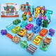 Toys de déformation numérique Oloey avec des blocs de construction de robots intégrés et intégrés pour enfants King Kong 3 Four à 6 ans Boys Nouveaux grandes taille [10 numéros] - Big Gift Box Version