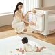 coolbaby berceau de nouveau-né multifonctionnel épissage de lit bébé pliable table de couches portable et lit uu mobile [max] pro modèle + table de couches + matelas