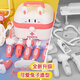 Huangen Children's House Playing Doctor Juguete de juguete Littlecope Caja médica Medical Enfermera Jugar a la inyección de baby polvo [Luxury 48 piezas Set] + Doll + Nurse Suit Todos los paquetes para la botella colgante