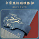 白金丽人 国潮活页笔记本本子故宫文创礼品记事本高档商务会议记录本文具伴手礼中国风日记本企业可定制 蓝色
