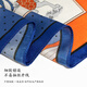 上海故事（STORY Of SHANGHAI）真丝丝巾女春夏百搭真丝小方巾领巾生日礼物女 骑士马鞍海蓝