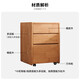 Kao nordique en bois massif armoire à coffre simple ménage petite chambre de rangement de chambre à coucher armoire 678 # couleur en bois réel