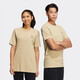 
Adidas NEO short-sleeved T-shirt for men and women's summer couples sportswear loose breathable round neck half-sleeved shirt casual top HC9742 light brown 2XL