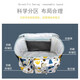 
SMVP stroller hanging bag large capacity baby cart hanging bag hook storage storage bag storage basket baby sliding artifact white dinosaur + upgraded side pocket