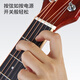 Guitarra de guitarra de pájaros de acacia guitarra de 40 pulgadas para principiantes guitarra para principiantes negros
