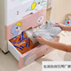 45 wide cartoon plastic storage cabinet floor-standing toy children's animal dormitory locker office cabinets 45 polar bear 7 floors