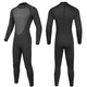 Self-top wetsuit for men 3mm fine embossed one-piece men's warm and wear-resistant hunting suit jellyfish suit surfing suit swimming float 2mm black fine embossed 3XL