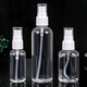 Sprühflaschen -Reise -Abfüllung transparenter Blumenentau Wasser Parfüm Alkohol tragbares Plastik Press kleines Spray Dose klein [30+50+100] ml eine Flasche jeweils
