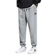 
Woodpecker brand sports cotton sweatpants for men 2024 new style youth spring and autumn style trendy casual loose long pants for men 6636 gray M