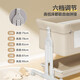Trimigo (Thaimei Gao) baby cot spliced ​​large bed foldable newborn cot baby cot moveable baby shaker with diaper table khaki diaper table + mattress + mattress + mosquito net pillow spliced ​​large bed baby foldable bed moveable