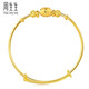 Zhou Shengsheng Gold Car Flower Gold Bracelet Baby Bracelet Bracelet Bracelet Bracelet 28341K Prix à 4,85 grammes