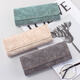 Boîte de lunettes portable pour femmes haute sensorielle INS Japonais anti-pression Boîte à œil d'étudiant Collection de lunettes de soleil jaune