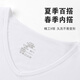 Little nurse short-sleeved vest men's v-neck elastic slim classic versatile bottoming shirt for men