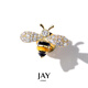 Jay bee collar buckle anti-exposure brooch women's pin corsage as a birthday gift for mother-in-law and elders