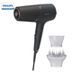 Philips hair dryer household high power mineral zinc ion hair care constant temperature quick dry hair salon professional grade negative ion hair dryer black BHD538/25