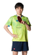 Butterfly séchage rapide de 25 ans Nouveau tennis de table Uniforme Lin Yunru même style BWh841 Entraînement sportif à manches courtes BWH841-04 Green 2xl
