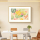 Long time no see cream style restaurant decoration painting harvest picture sofa background wall hanging painting living room mural
