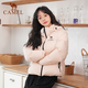 Veste de cale chameau 660 Veste vers le bas pour femmes à capuchon à capuche à capuche épaissie courte pour femmes 724ca6b601, poudre de jade blanche, femmes s