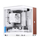 JONSBO TK-0 white hyperboloid sea view room ITX chassis (aluminum alloy shell/SFX power supply position/walnut wood veneer/division structure/vertical and horizontal placement/Type-c)
