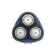 Convient pour Philips at et PT Series Electric Shaver Head Piece à trois têtes PT725 / 726 / 722/720 / AT89 3 packages (y compris 3 lames + 3 filets de couteau)